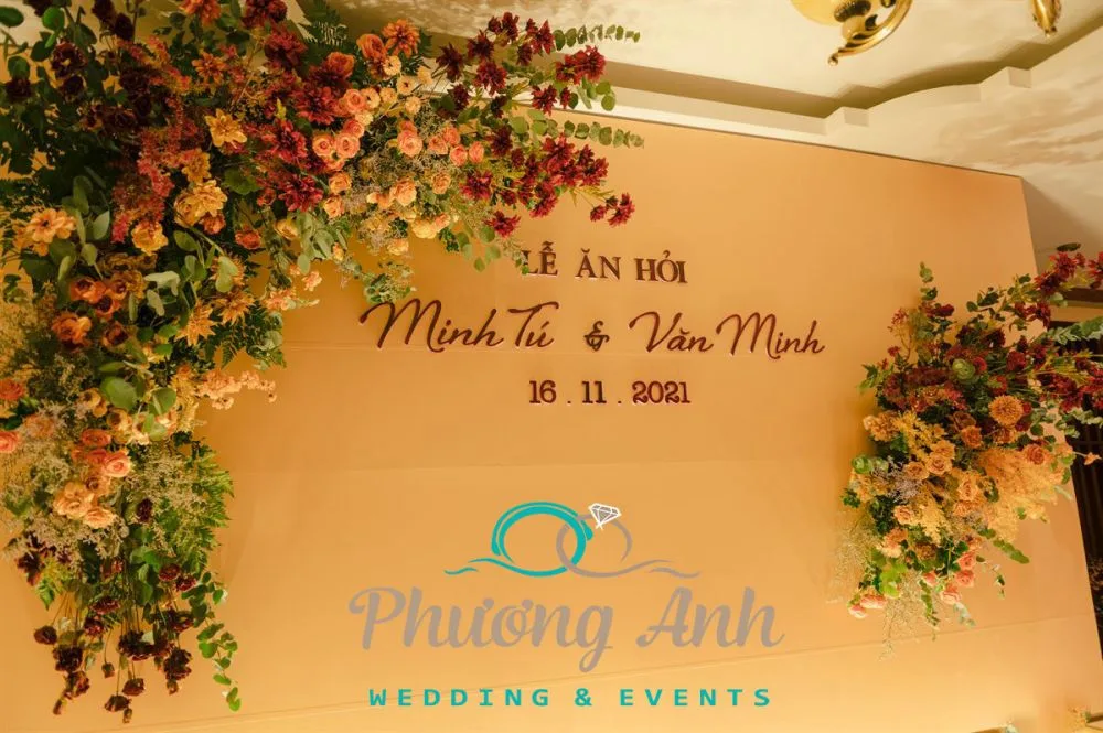 Say đắm mẫu trang trí tiệc cưới dành cho cô dâu Minh Tú