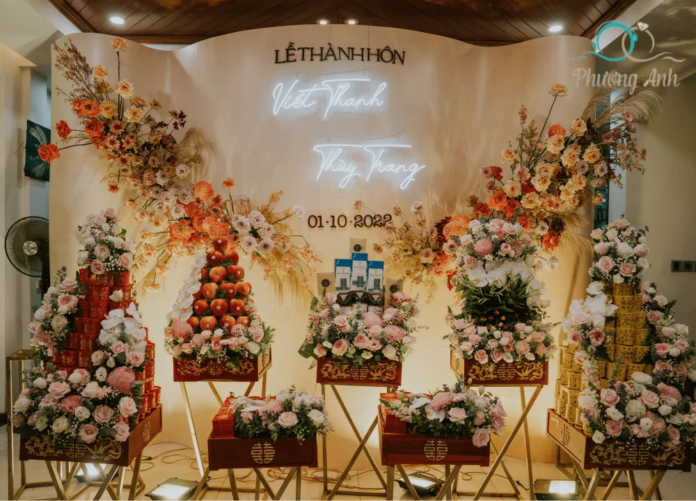 Tráp lễ độc đáo, ấn tượng