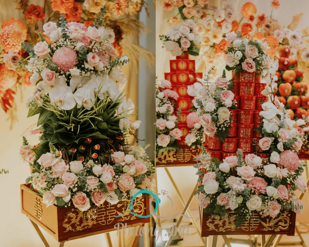 Tráp lễ độc đáo, ấn tượng