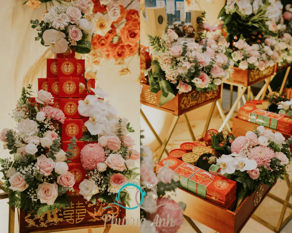Tráp lễ độc đáo, ấn tượng