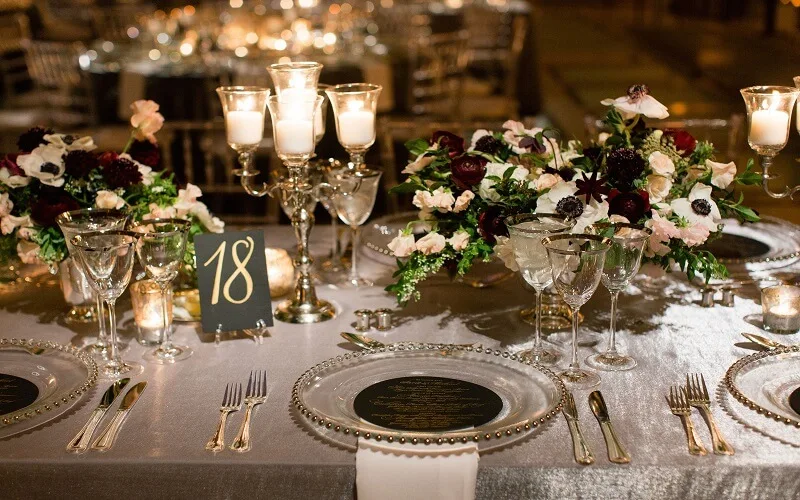 Trang trí đám cưới concept thanh lịch