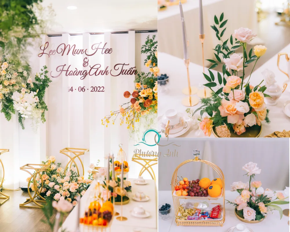 Cận cảnh hoa trang trí tại gia