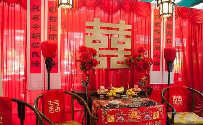  trang trí đám cưới phong cách trung hoa