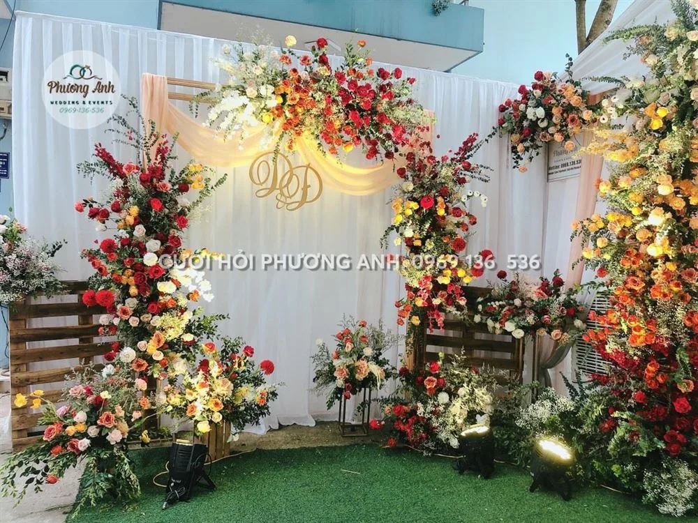 BackDrop chụp ảnh tiệc cưới