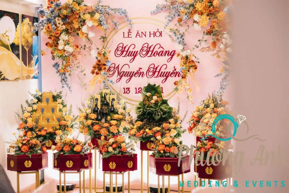 Mẫu tráp cưới hỏi đầy đủ, chu đáo nhất - chỉ có ở Phương Anh Wedding