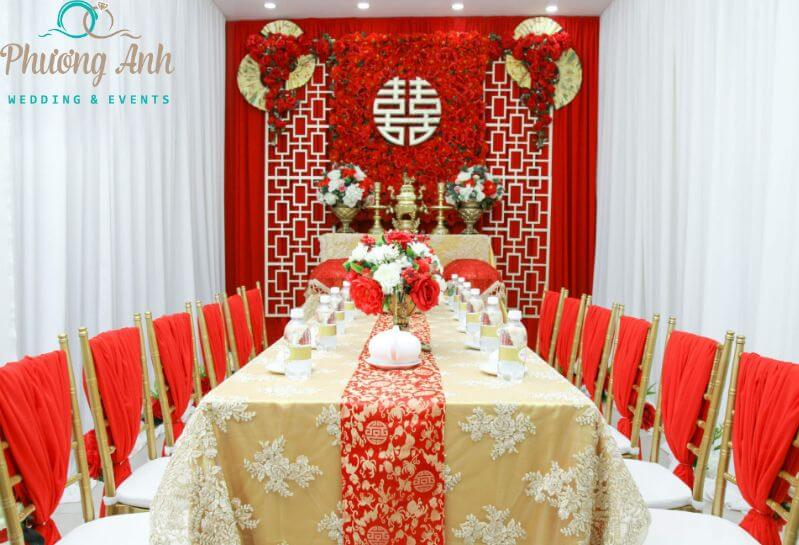 mẫu trang trí đám cưới tư gia năm 2023