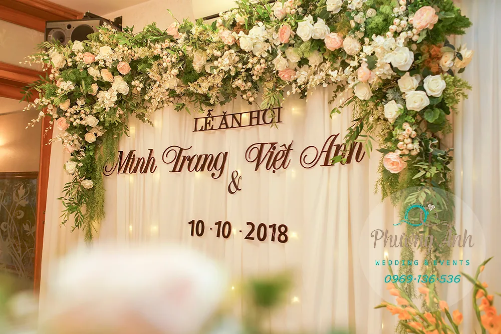 backdrop cưới đẹp