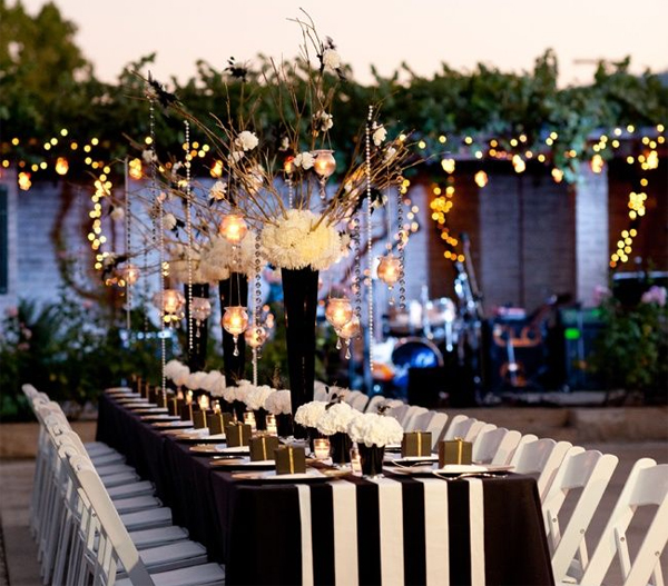 mẫu trang trí đám cưới concept hiện đại