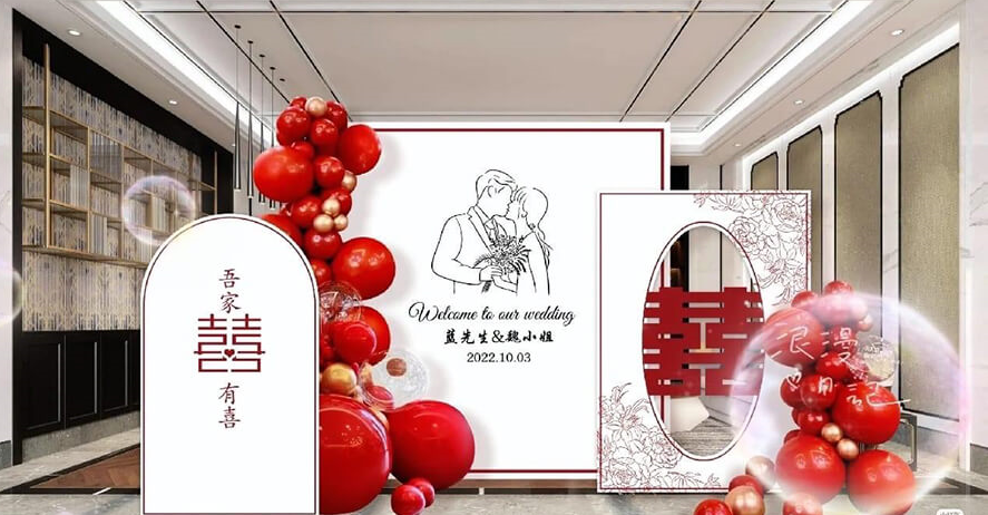  trang trí đám cưới phong cách trung hoa