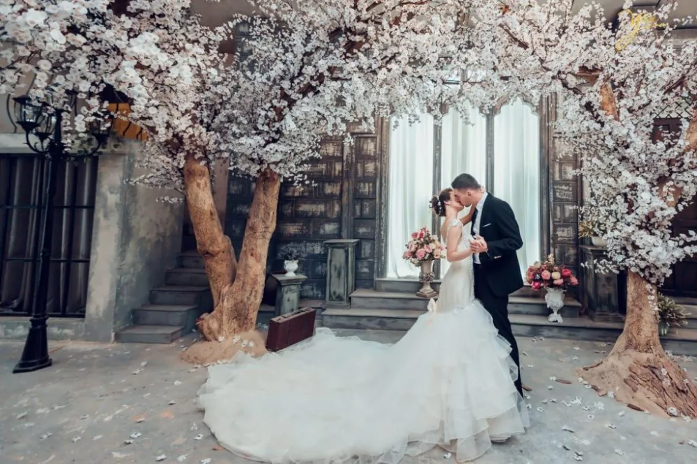 Chụp ảnh mùa đông tại phim trường