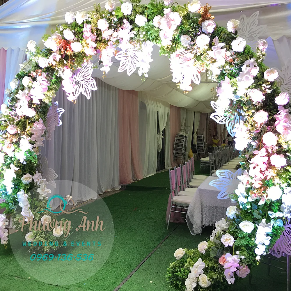 cổng hoa cưới đẹp