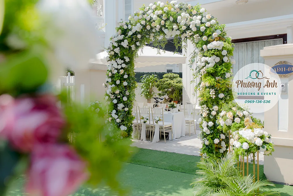 cổng hoa đám cưới đẹp