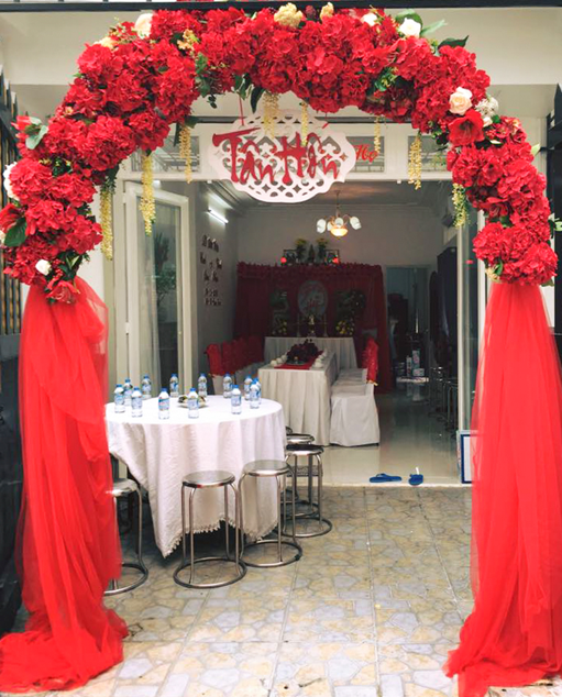  trang trí đám cưới phong cách trung hoa