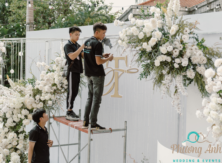 Trang trí tiệc cưới khách sạn Daewoo
