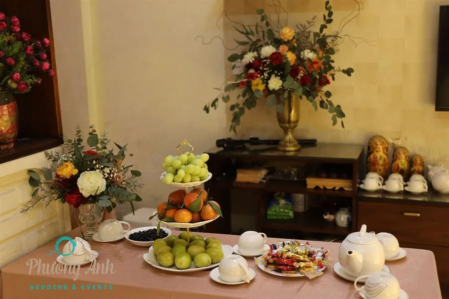 Trang trí lễ ăn hỏi Thanh Ngọc và Huy Đạt. Ảnh 07
