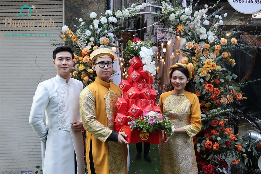 Trang trí đám Hỏi MC Thùy Linh và Diễn viên Đức Hiếu. Ảnh 17