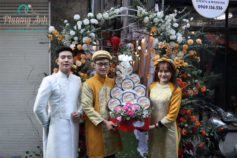 Trang trí đám Hỏi MC Thùy Linh và Diễn viên Đức Hiếu. Ảnh 18