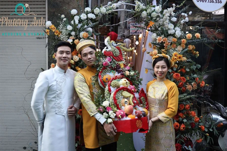 Trang trí đám Hỏi MC Thùy Linh và Diễn viên Đức Hiếu. Ảnh 19