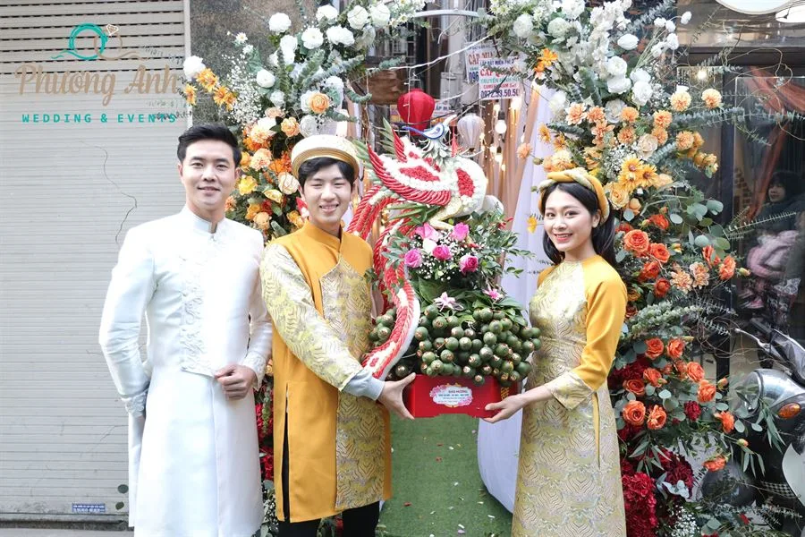 Trang trí đám Hỏi MC Thùy Linh và Diễn viên Đức Hiếu. Ảnh 20
