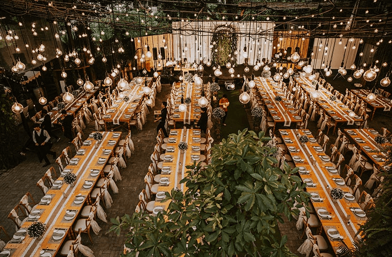 Top mẫu trang trí đám cưới ngoài trời  năm 2023