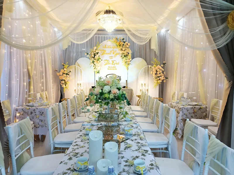 Tổ chức đám cưới truyền thống tại nhà