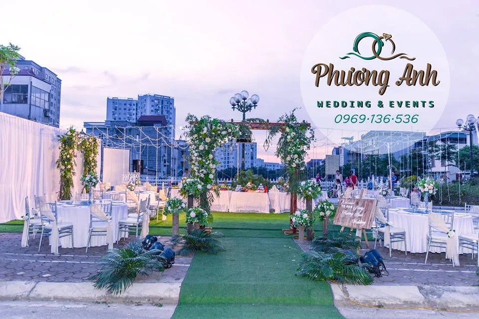 dịch vụ trang trí cưới ngoài trời hoàng mai