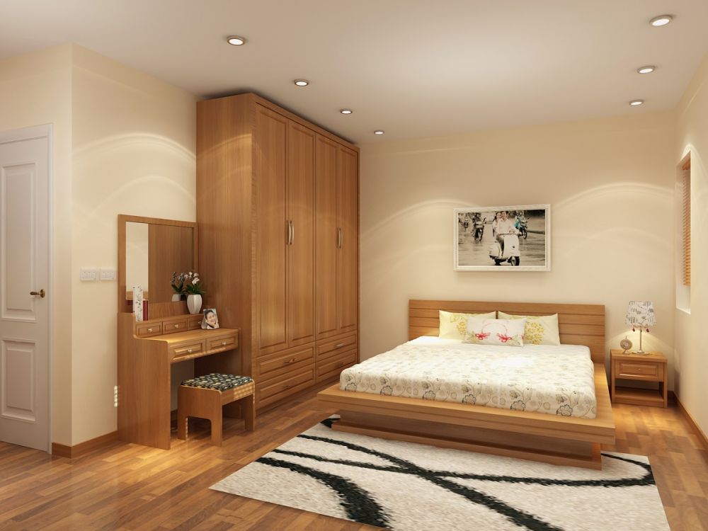 Sắp xếp đồ nội thất hài hòa với căn phòng