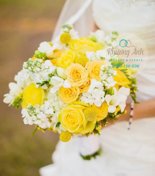 hoa hồng cưới cầm tay
