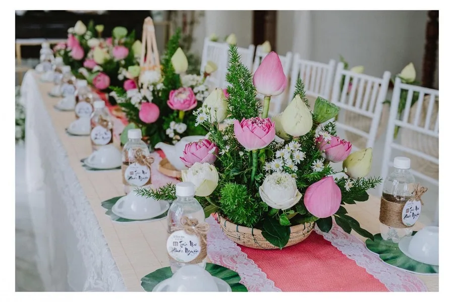 trang trí tiệc cưới mùa thu trang trí tiệc cưới mùa thu