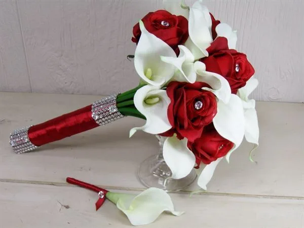 hoa rum cưới cầm tay đẹp
