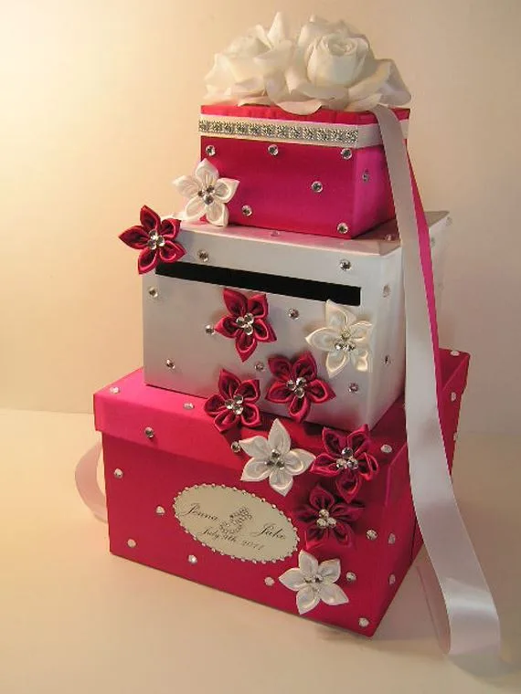 hộp đựng tiền mừng đám cưới handmade