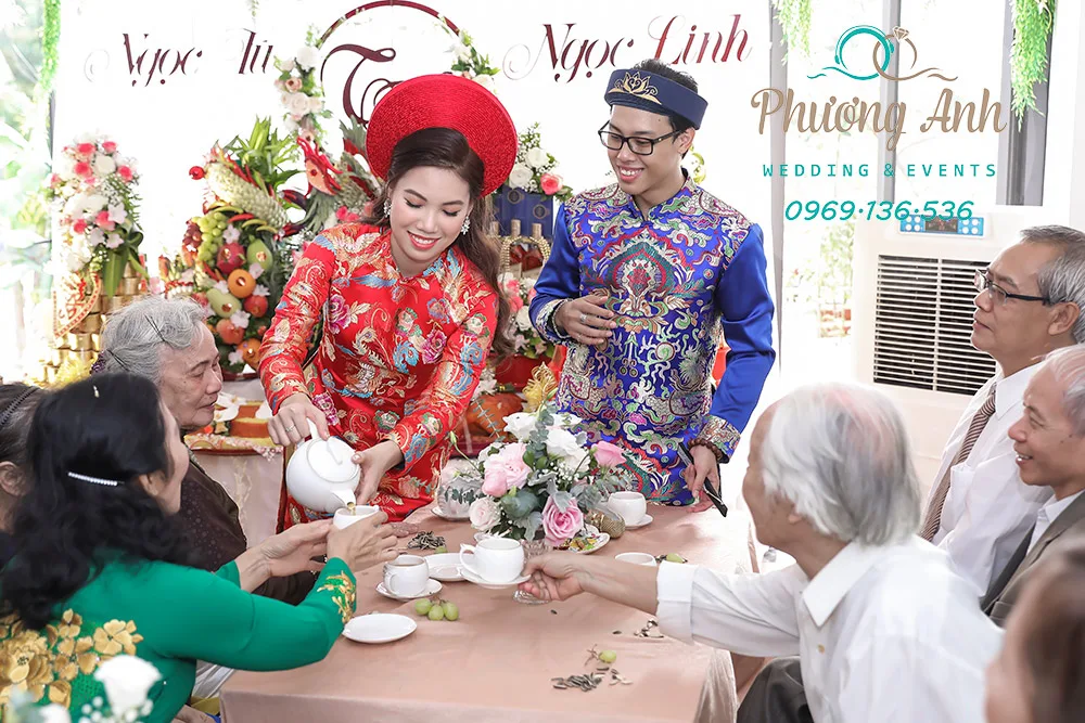 lễ ăn hỏi tú linh