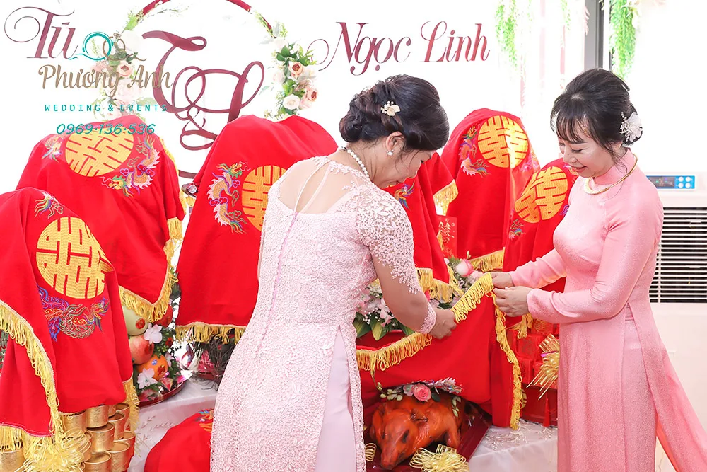 lễ ăn hỏi tú linh