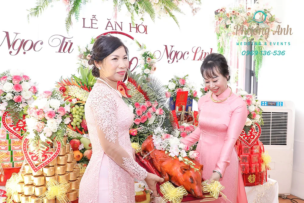lễ ăn hỏi tú linh