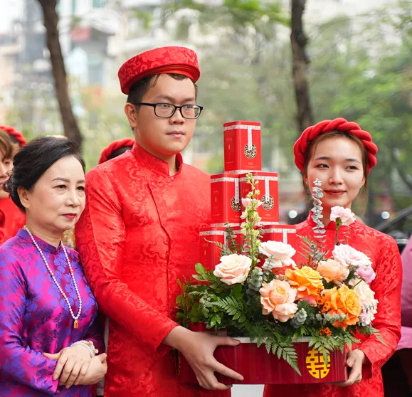 tráp ăn hỏi đẹp