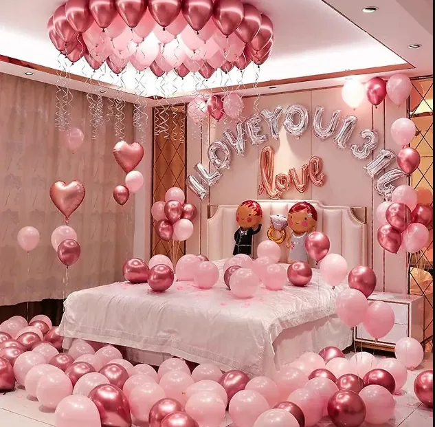 Trang trí phòng cưới bằng các phụ kiện trang trí
