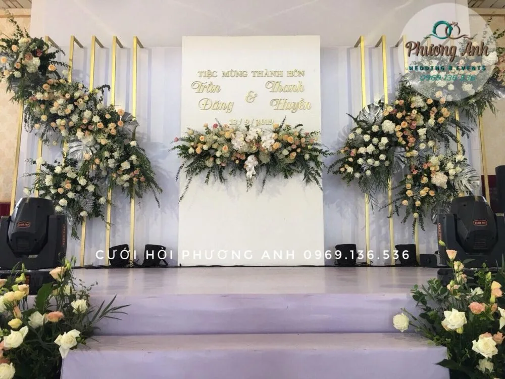  tổ chức đám cưới tại nhà