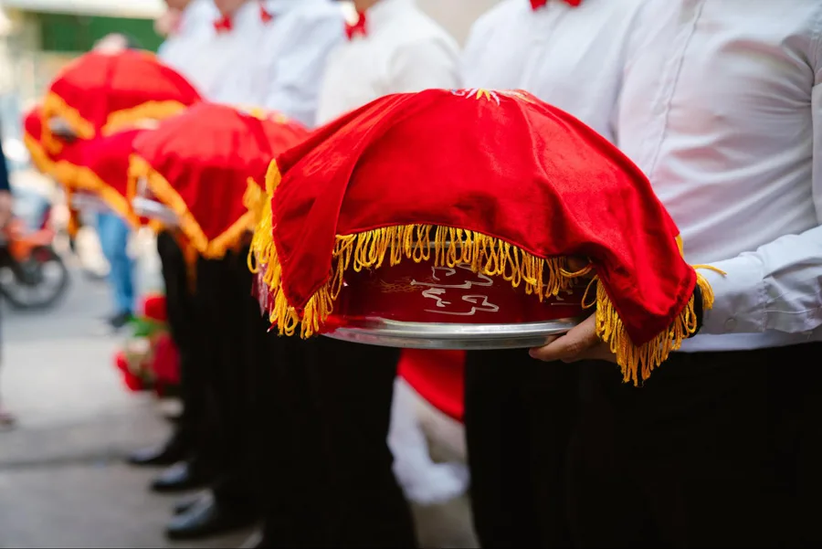 Lễ xin rước dâu của nhà trai