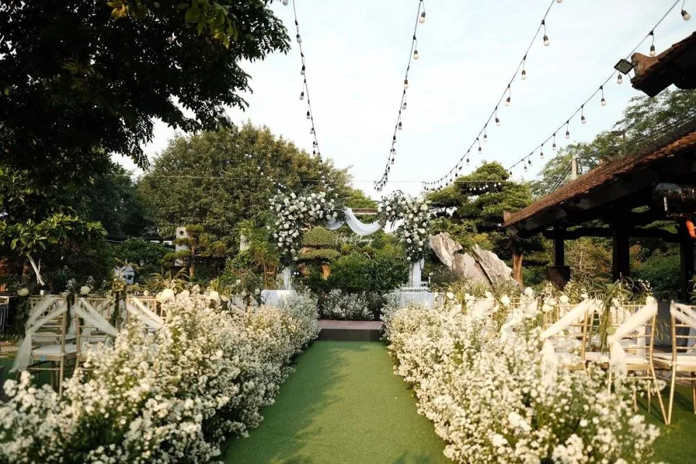 tổ chức tiệc cưới ngoài trời Hà Nội