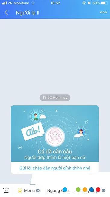 thả thính trên zalo