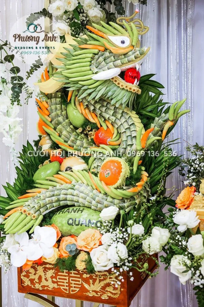 Tạo hình rồng trong bộ tráp