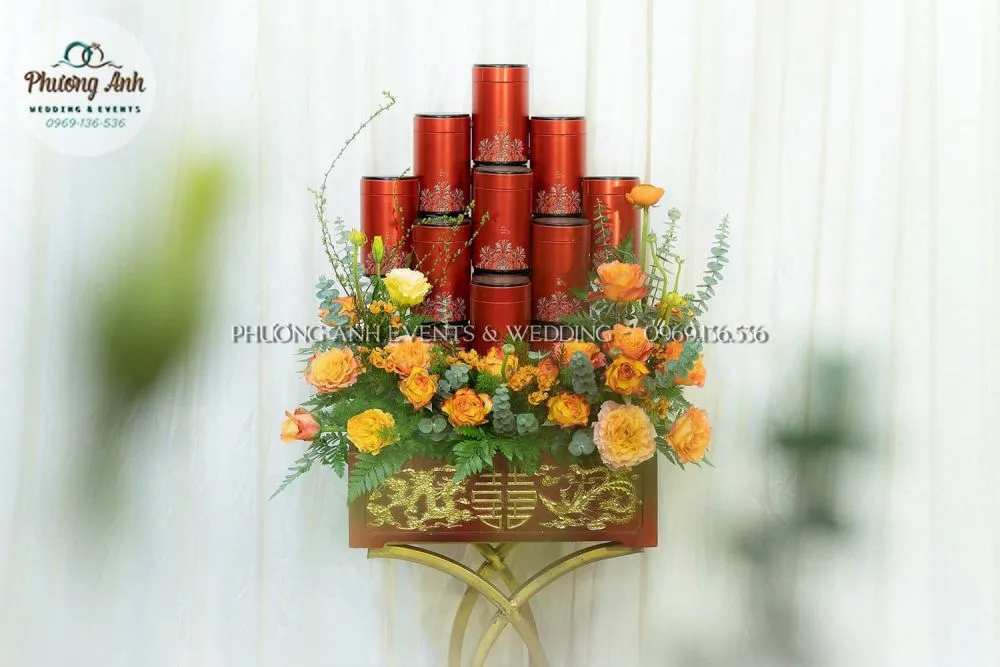 Tráp lễ độc đáo, ấn tượng