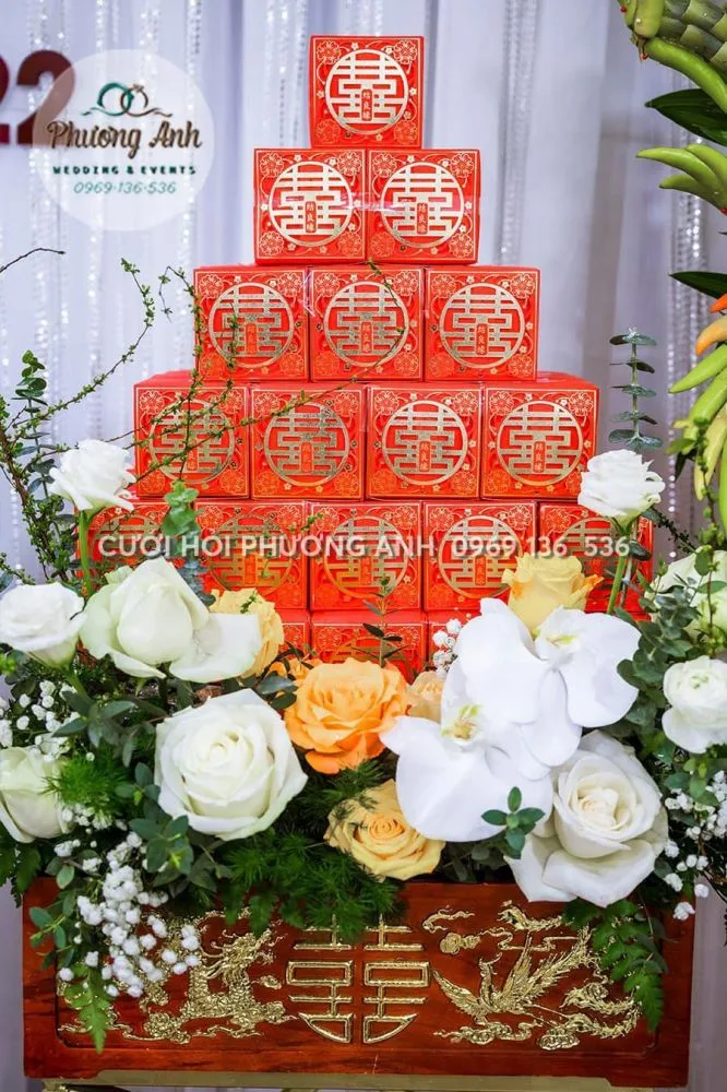 Tráp lễ độc đáo, ấn tượng