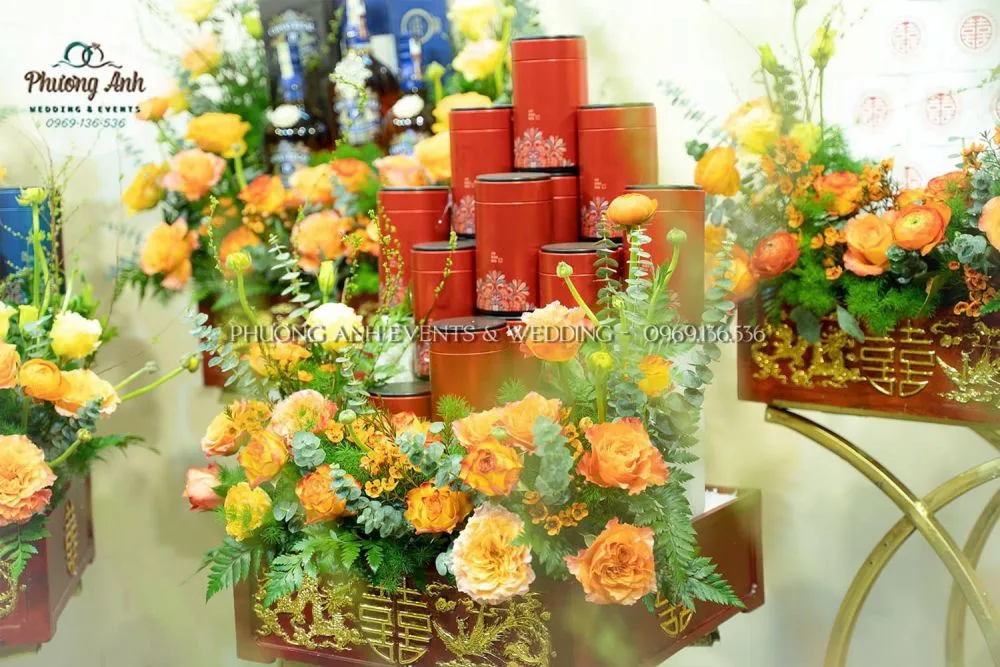 Tráp lễ độc đáo, ấn tượng