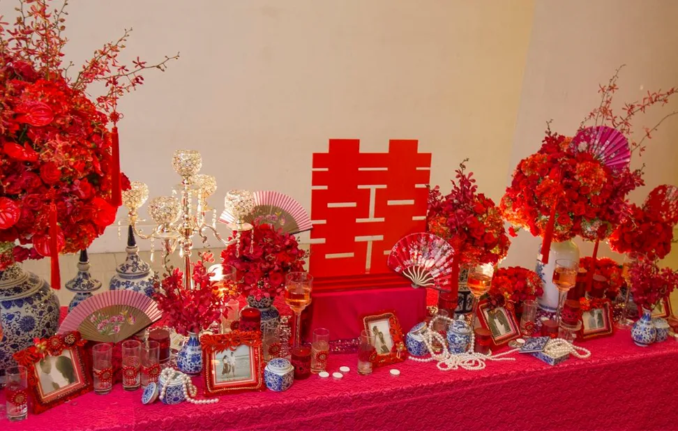  trang trí đám cưới phong cách trung hoa