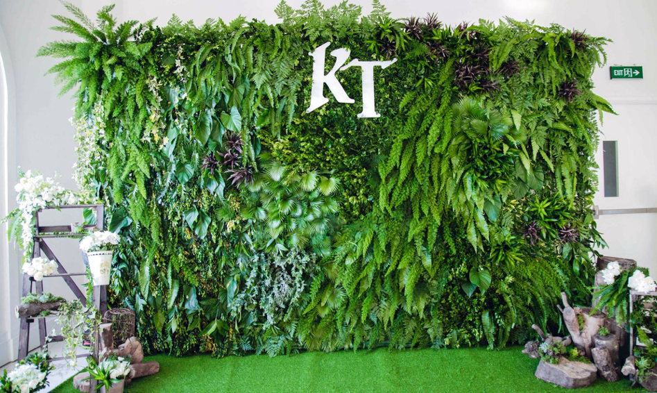 trang trí đám cưới concept không gian xanh