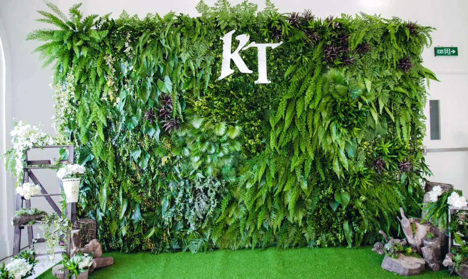 trang trí đám cưới concept không gian xanh