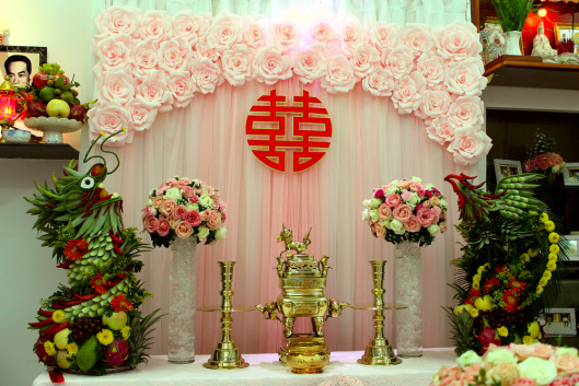 Top 25 Mẫu Trang Trí Gia Tiên Đẹp Cao Cấp Giá 15.500.000đ|Yame Wedding