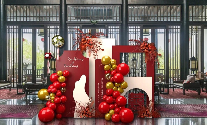  trang trí đám cưới phong cách trung hoa