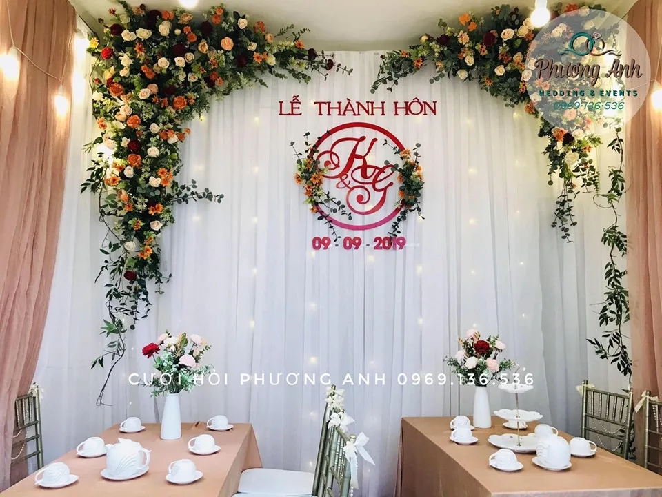 trang trí cưới hỏi tại nhà đẹp